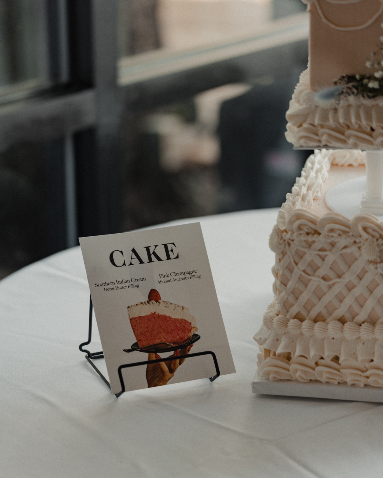 Cake signage