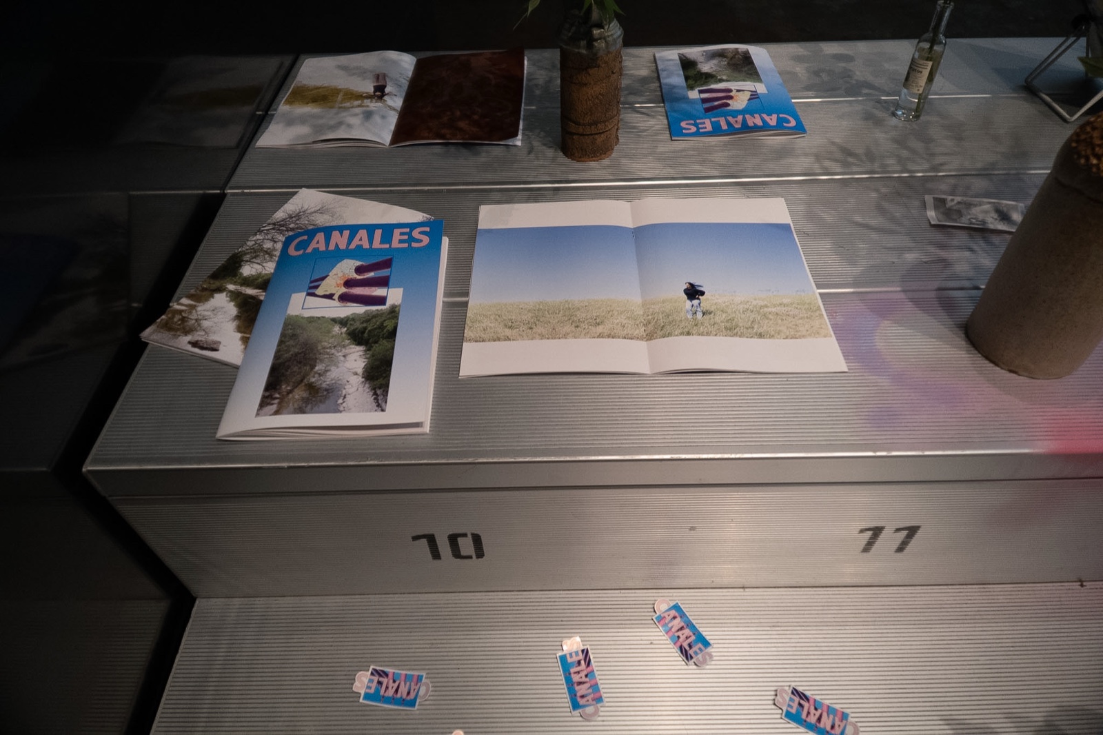 CANALES zines and stickers