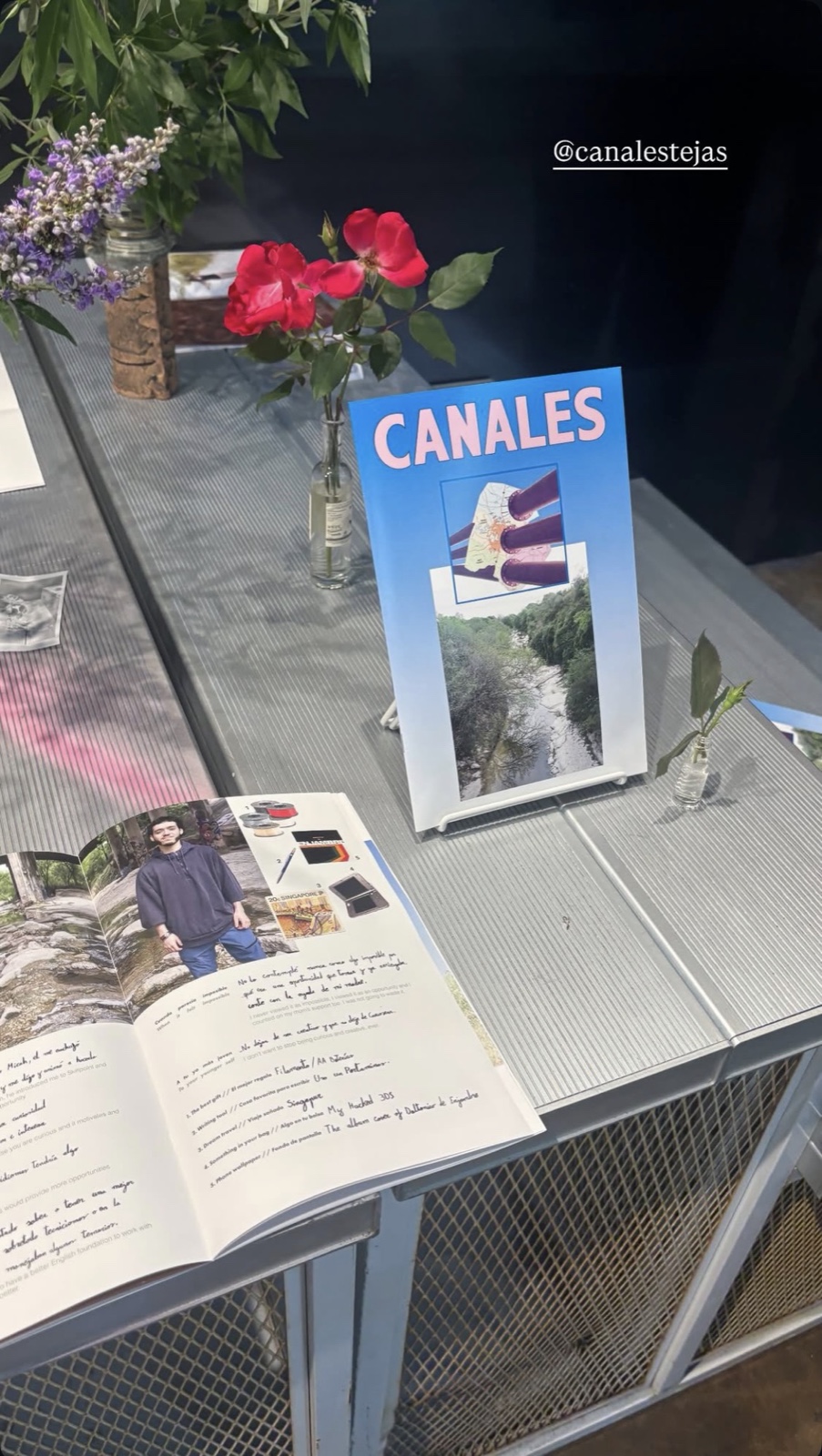CANALES table display